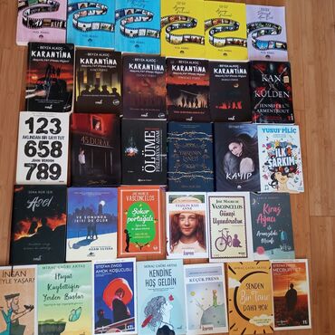 Musiqi alətləri: Hər bir kitab yarı qiymətinə satılır.Bu kolleksiya müxtəlif