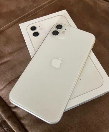 ош айфон 11: IPhone 11, Колдонулган, 128 ГБ, Ак, 79 %