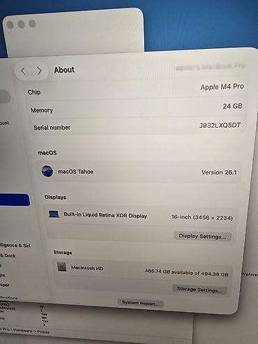 macbook pro 16 2019: MacBook Pro 16 дюймов, M4 Pro, 24/512 ГБ Привезен из США, получен — 7