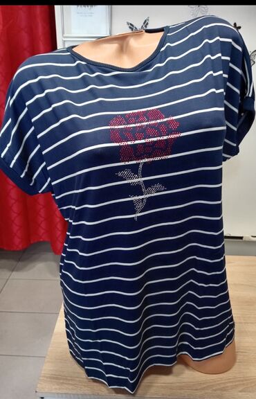 red star shop majice: Ženske majice pamuk elastin vel. M. L. Xl. 2xl cena 799din 💋