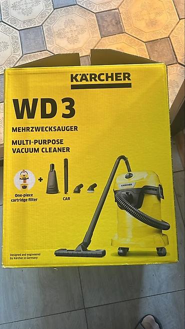 Пылесос Karcher WD 3 — многофункциональный хозяйственный пылесос для