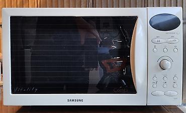 micro cd: Продам микроволновку "Samsung". Рабочая. Большая. Встроенный гриль — 1