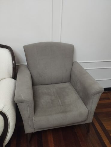 раскладной диван кресла: Түз диван, түсү - Күрөң, Колдонулган