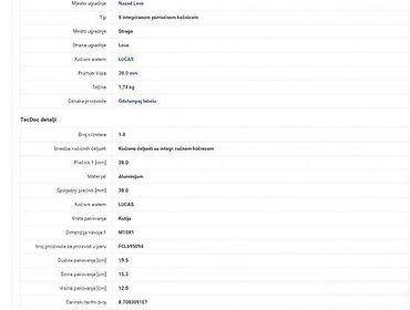 buy lil solid rs: ZADNJA KOCIONA KLESTA ALFA ROMEO 147 1.9JTD | Novo! Novo! Novo! — 4