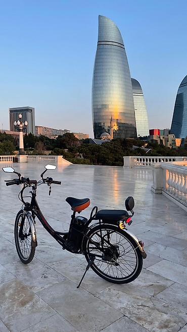 vele: Elektrikli velosiped. 30-40km yol qet ede bilir Qiymetde razılaşmax — 4