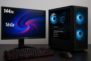 komputer hp: 💻 Satılır: Güclü Gaming və Yayım üçün Kompüter 🔹 CPU: Intel