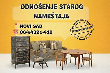 krojac jagodina: Odnosenje starog nepotrebnog kabastog namestaja - Novi Sad — 1