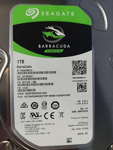 Жесткие диски, переносные винчестеры: Накопитель, Б/у, Seagate, HDD, 1 ТБ, 3.5", Для ПК at lalafo.kg — 7 Жесткие диски, переносные винчестеры: Накопитель, Б/у, Seagate, HDD, 1 ТБ, 3.5", Для ПК — 7