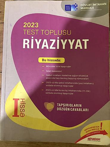 Riyaziyyat 2023 toplu
İçi təmizdir,işlənməyib lalafo.az -da Riyaziyyat 2023 toplu
İçi təmizdir,işlənməyib