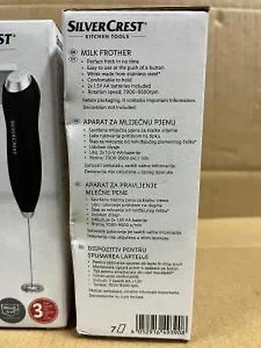 Ostali kuhinjski aparati: SilverCrest Kitchen Tools – ručni aparat za penjenje mleka (Milk — 10