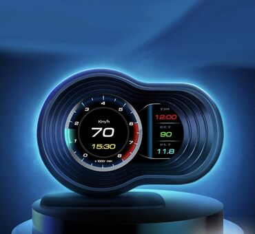 скупка аккумуляторов цена: Автомобильный HUD-дисплей черного цвета с цифровым и аналоговым