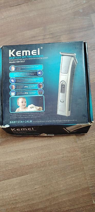 Kemei KM-5017 uşaq saç kəsimi üçün elektrikli trimmer Akumlyatorun