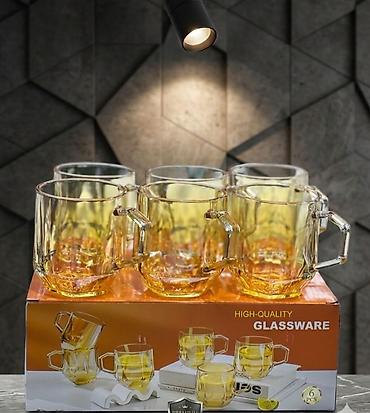 стеклянные кружки: Набор стеклянных кружек High-Quality Glassware — 6 штук. - Материал — 2