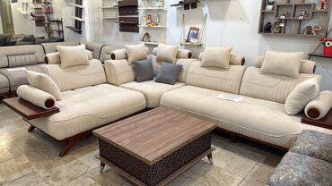 islenmis generator satisi: Угловой диван, Новый, Раскладной, Без подьемного механизма, Набук, Бесплатная доставка в черте города