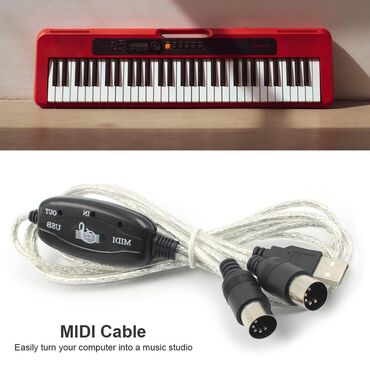 фортепиано ош: USB-кабель для подключения ПК к музыкальной электронной клавиатуре