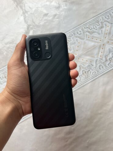кол тараза: Redmi, Redmi 12C, Колдонулган, 128 ГБ, түсү - Кара, 2 SIM