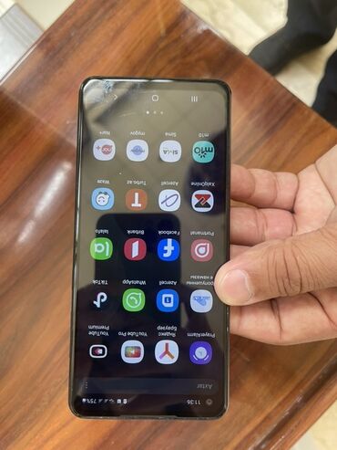 бытовая техника с уценкой: Samsung Galaxy A21S, rəng - Qara, İki sim kartlı