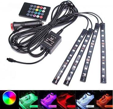 ajkula antena za auto: AUTO LED RGB UNUTRASNJE OSVETLJENJE AUTOMOBILA DEKORACIJA | Auto LED — 2