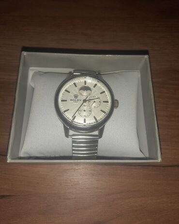 cins pencekler kisi ucun: Б/у, Наручные часы, Rolex, цвет - Серебристый