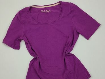 fioletowa bluzki: T-shirt, S, stan - Bardzo dobry