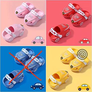 Детская обувь: 1. Сандалии р.25-26. (16см по стельке) коричневые. 600сом. 2. Crocs — 12