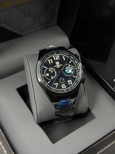 Наручные часы: TAG Heuer Carrera GMT temalı qol saatı - Korpus: qara tonlu — 3