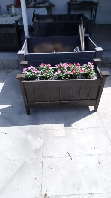 ucuz tort: Dibçək#Dibcək#Açıq hava üçün dekorativ taxta dibçəklər - Material