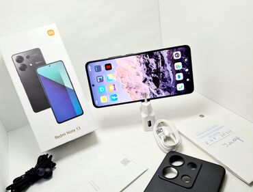 телефоны philips кнопочные: Redmi, Redmi Note 13, Б/у, 256 ГБ, цвет - Черный, 2 SIM, eSIM