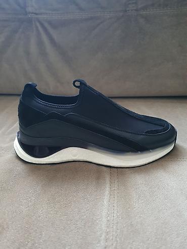 Мужская обувь: Balenciaga BB slip-on kişi ayaqqabısı - Rəng: qara, kontrast ağ orta — 3