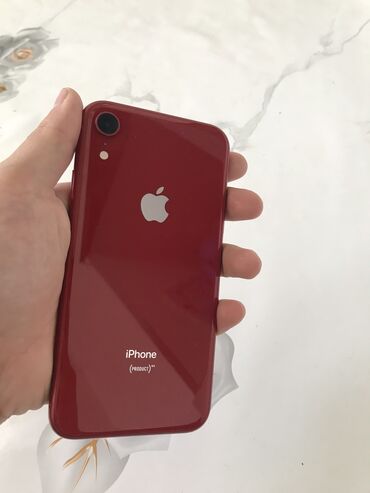 айфон 14: IPhone Xr, Б/у, 128 ГБ, Красный, Чехол, Коробка, 75 %