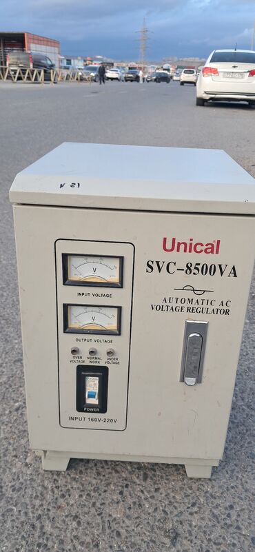 Tavan: Unical SVC-8500VA – Avtomatik AC Gərginlik Tənzimləyicisi Texniki