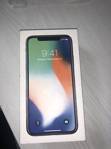 Apple iPhone: IPhone X, Новый, Серебристый, Зарядное устройство, Защитное стекло, Чехол, 80 % — 9