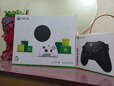 xbox s: Xbox Series S oyun konsolu + əlavə Xbox Wireless Controller (80 manat) — 1