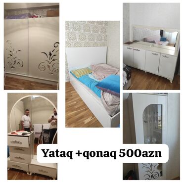 стенка ромео: 2 təknəfərlik çarpayı, Dolab, Komod, Termo, İşlənmiş