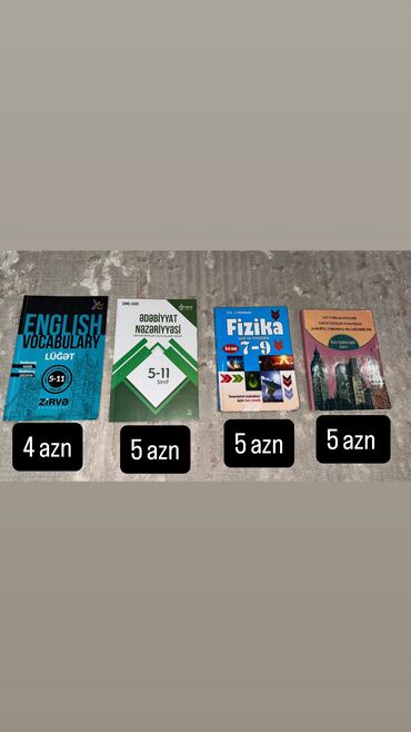 fizika yeni test toplusu pdf yukle: 1.İngilis dilindən 5-11ci sinif lüğət 2.ədəbiyyat nəzəriyyə və qayda