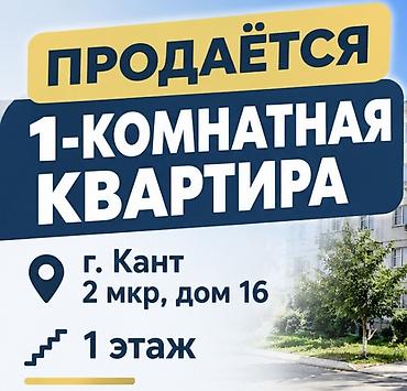 1 комнатные: 1 комната, 44 м², 1 этаж, Старый ремонт — 1