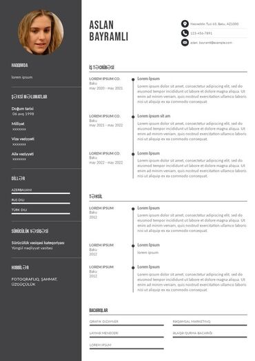 salafan paket sifarişi: 📄 Yeni nəsil CV hazırlanması – peşəkar və diqqətçəkən dizaynda! ✅
