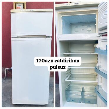 Ət çəkən maşınlar: 2 qapılı Aysberq Soyuducu Satılır, rəng - Ağ