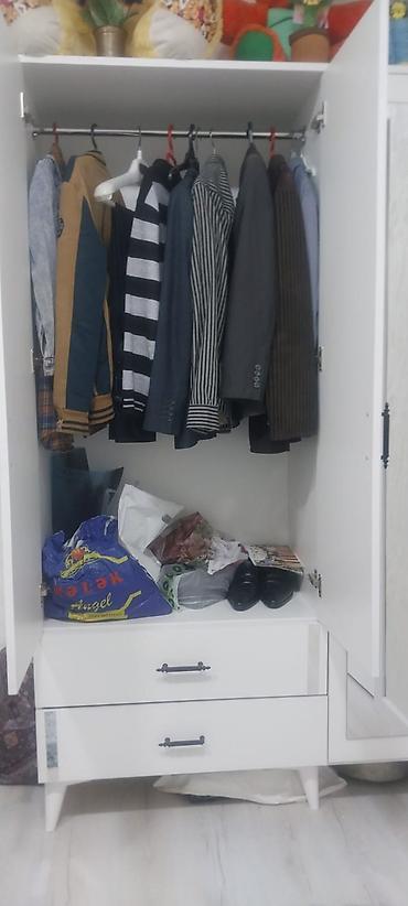 ayna qapi: Yeni, 3 qapılı, Ağ, Açılan, Düz dolab — 5