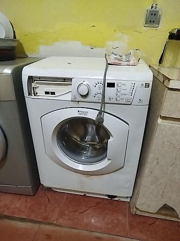 ariston hotpoint: Paltaryuyan maşın Hotpoint Ariston, 5 kq, İşlənmiş, Avtomat, Qurutmasız, Kredit yoxdur, Ünvandan götürmə — 1