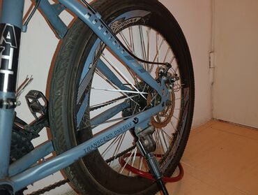 İdman velosipedləri: Velors V-680 dağ velosipedi - Rəng: boz-mavi, qrafik yazılarla - — 8