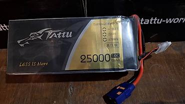 phantom 3 professional: Продаю новый LiPo аккумулятор Tattu 6S 25000mAh (10C) + зарядное — 1