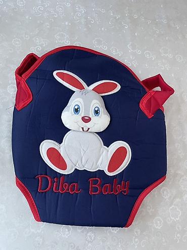 quş evi: Diba Baby uşaq daşıyıcısı (kanguru) - Ön hissədə sevimli dovşan — 1