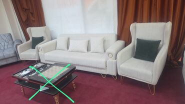 Mətbəx mebeli: İşlənmiş, Divan, 2 kreslo