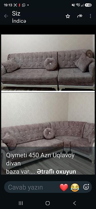 Uqlavoy divan – baza ilə - Rəng: tünd bej/qəhvəyi ton - Material lalafo.az -da Uqlavoy divan – baza ilə - Rəng: tünd bej/qəhvəyi ton - Material