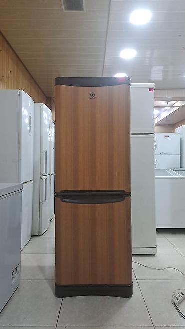 soyuducu indesit: Indesit iki qapılı soyuducu - Korpus: taxta teksturalı ön panel, tünd — 2
