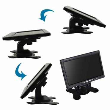 Auto oprema: 7-inčni TFT LCD kolor HD ogledalo Monitor za rikverc kamere Gledanje — 7