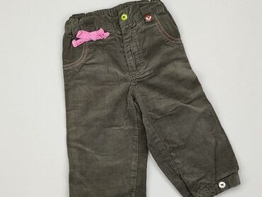 trencz khaki: Niemowlęce spodnie materiałowe, 9-12 m, 74-80 cm, Cool Club, stan - Bardzo dobry