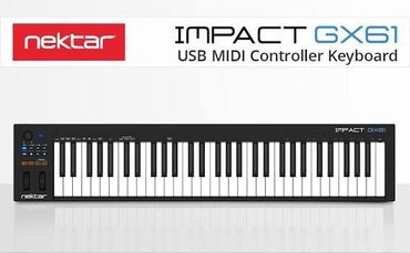 конденсаторные микрофоны: Продается MIDI-клавиатура Nektar Impact GX61 Отличный вариант для