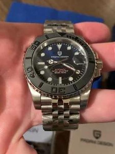 Ručni satovi: PAGANI DESIGN PD-1651 - Crno/Plava -Rolex YACHT MASTER Potpuno nov — 17